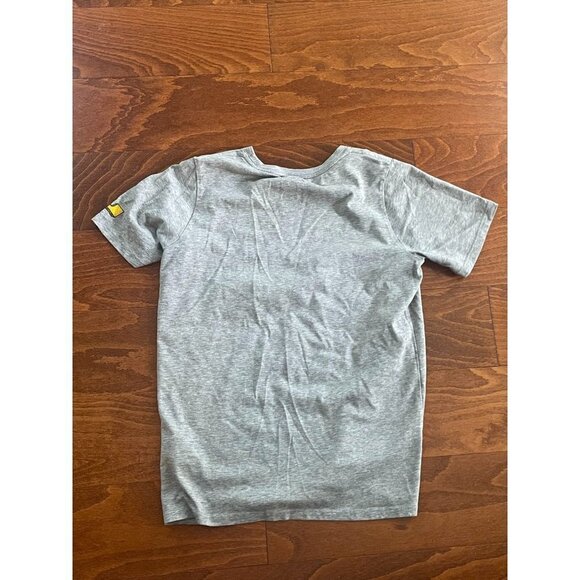 Nike Dri-Fit Boys T-Shirt Athletic Cut Pullover Short Sleeve Lion Print Gray L - Picture 2 of 9